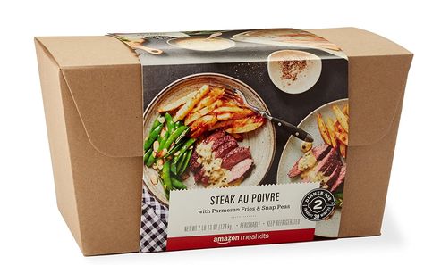 Amazon Meal Kits Meal Kits Packaging, Parmesan Fries, Meal Kits, Healthy Food Delivery, Meal Delivery Service, Snap Peas, Meal Kit, Food Packaging Design, World Recipes