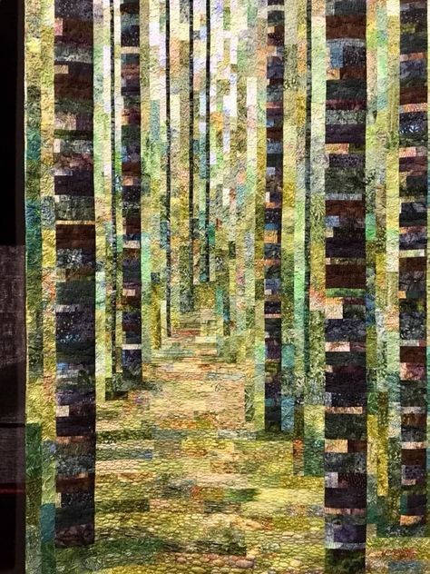 Colchas Quilting, Watercolor Quilt, Crumb Quilt, Landscape Art Quilts, Abstract Quilt, Landscape Quilt, Quilt Modernen, Batik Quilts, Landscape Quilts