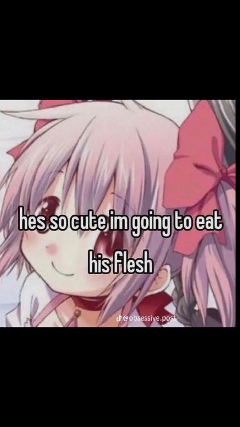 Yandere Girl, Girl Memes, Love Sick, Love My Boyfriend, Im Going Crazy, Crazy Girls, Cute Memes, Creepy Cute, Silly Me