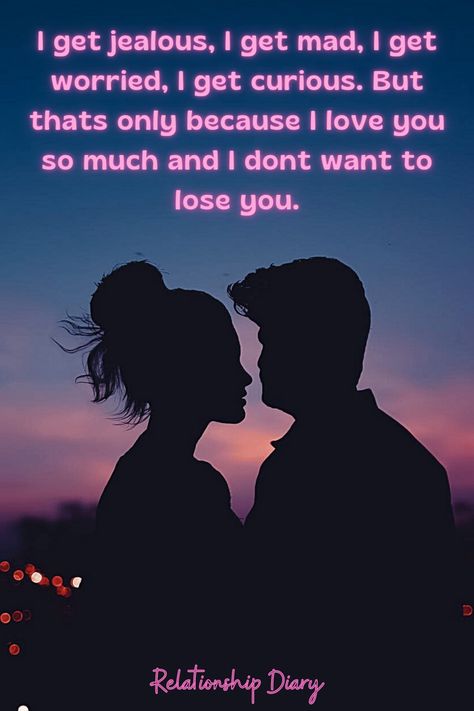 #lovequotesforher #lovequotesforhim #relationshipquotes#couplegoals #lovelife I'm Jealous Because I Love You, I Worry Because I Love You, I Get Jealous Because I Love You, Mad Love Aesthetic, I Get Jealous Quotes, Jealous Love Quotes, Jealous Boyfriend Quotes, Valentine Messages For Boyfriend, Jealous Quotes