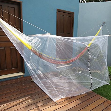 Sunnydaze Extra Large Hammock Mosquito Net 78 Inch Long x 36 Inch Wide >>> You can get additional details at the image link. Note: It's an affiliate link to Amazon Large Hammock, Hammock Photos, Inflatable Hammock, Hammock Tarp, Bug Net, Bubble Chair, Hammock Chair Stand, Rope Hammock, Hammock Stands