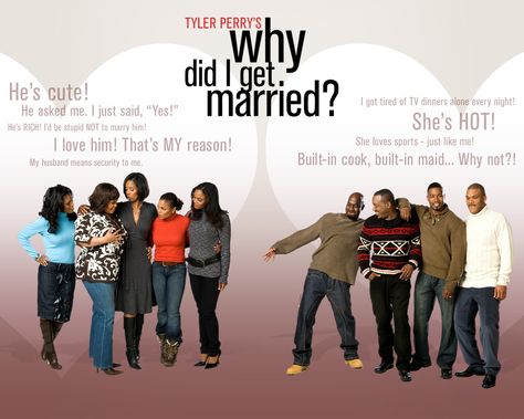 Tyler Perry's Why Did I Get Married (2007) - Black Hollywood Backwards - Money Train & FUNK GUMBO RADIO: http://www.live365.com/stations/sirhobson and "Like" us at: https://www.facebook.com Why Did I Get Married, Tyler Perry Movies, Malik Yoba, Sharon Leal, Marriage Conference, Vhs To Dvd, Tyler Perry, See Movie, Black Hollywood