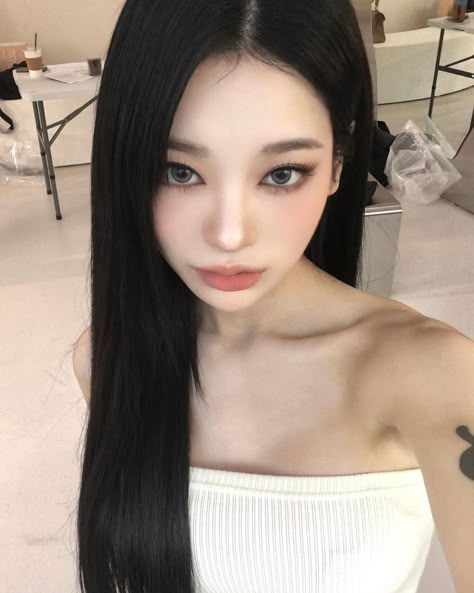 Aesthetic Grwm, Asian Makeup Looks, Korean Makeup Look, Korean Eye Makeup, Ulzzang Makeup, Cute Makeup Looks, Bold Makeup, Asian Eye Makeup, Baddie Makeup