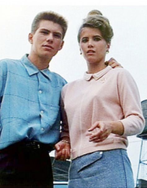 Christian Slater & Kim Walker in “Crime Story” Kim Walker, Christian Slater, Heathers, Denim Button Up, Button Up Shirts, Actresses, Film, Quick Saves