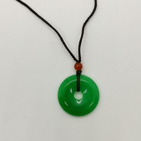 Green Donut, Rainbow Daisy, Donut Pendant, Lucky Gifts, Purple Jade, Daisy Necklace, Turtle Necklace, Jade Necklace, Jade Stone