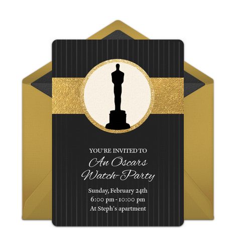 Hollywood Party Food, Middle School Dance Ideas, Oscar Party Invitations, Statue Silhouette, Oscar Party Decorations, Hollywood Birthday Parties, Oscars Party Ideas, Hollywood Party Decorations, Hollywood Party Theme