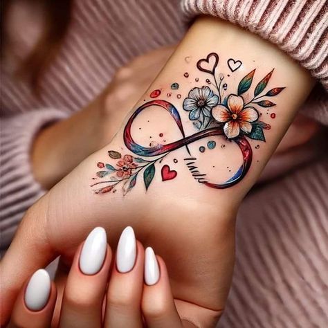 Cool Wrist Tattoos, Hand And Finger Tattoos, Tattoos For Women Flowers, Tasteful Tattoos, Forearm Tattoo Women, Hand Tattoos For Women, Pretty Tattoos For Women, Tatuaje A Color, Dope Tattoos For Women