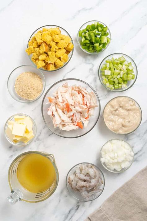 Crabmeat Stuffing, Seafood Stuffing, Dairy Free Low Carb, Snack Smoothie, Classic Thanksgiving, Slow Cooker Pasta, Easy Healthy Eating, Easy Seafood, Low Carb Vegetarian