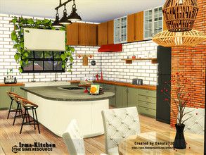 Sims 4 Cozy Kitchen, Boho Kitchen Sims 4, Sims 4 Colorful Kitchen, The Sims Resource Sims 4 Kitchen, Sims 4 Medieval Kitchen, Sims 4 Kitchen, Cc Sims4, Sims Community, The Sims 4