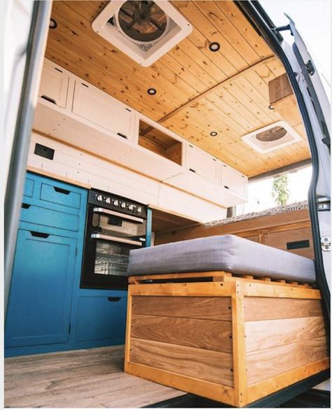 AMAZING VW Crafter MWB - Professional Conversion, well loved van. ⋆ Quirky Campers Vauxhall Vivaro Camper, Transit Conversion, Ford Transit Conversion, Camper Van Conversions, False Wall, Campervan Conversion, Van Conversion Interior, Campervan Life, Van Life Diy