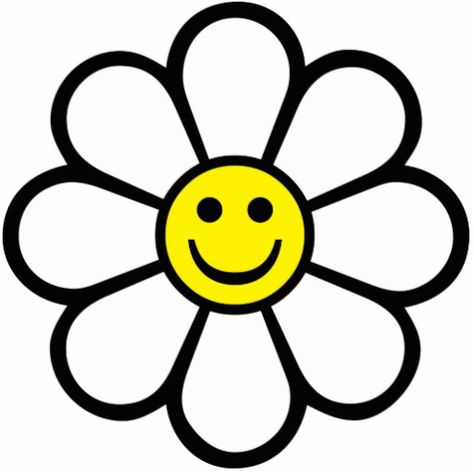 Smiley Daisy Photo Cutouts at Zazzle. - ClipArt Best - ClipArt Best Daisy Birthday Cake, Smiley Face Tattoo, Smiley Daisy, Daisy Birthday, Smiley Happy, Photo Cutout, Oopsy Daisy, Monsieur Madame, Vinyl Car Stickers