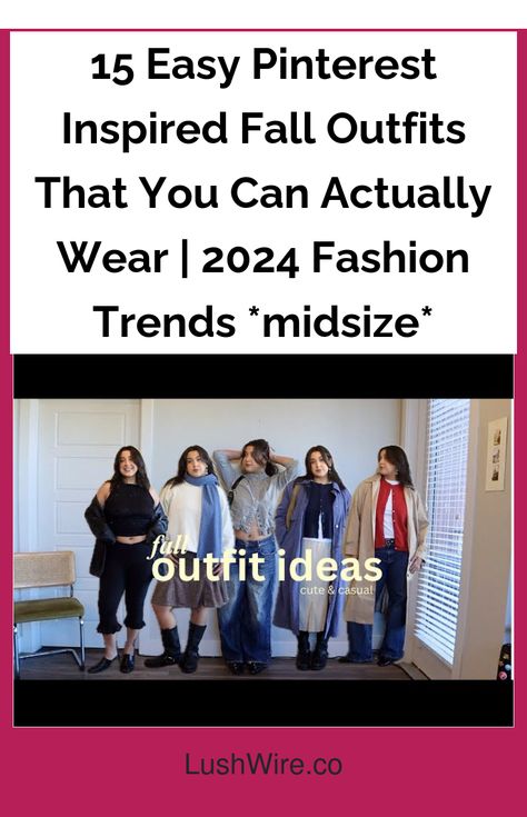 15 Easy Pinterest Inspired Fall Outfits That You Can Actually Wear | 2024 Fashion Trends *midsize* Easy Fall Outfits, Clothing Fails, Epic Clothing, Party Outfits For Women, 2024 Fashion Trends, Textured Leggings, Simple Fall Outfits, Christmas Party Outfit, Trends For 2024