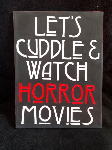 #americanhorrorstory #delicate #ahs #handpainting #canvas #halloween #spookyseason Horror Movie Paintings Canvas, Movie Canvas Painting, Canvas Art Projects, Canvas Painting Diy, Media Room, American Horror Story, Diy Canvas Art, Diy Canvas, Horror Movie