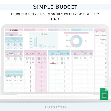 Simple Budget Template Spreadsheet Budget Planner Google - Etsy plannerpagesideas thecommonplanner #2024_notion_planner #plannerdesignlayout. Neurodivergent Planner, Social Media Planner Template, Spreadsheet Budget, Simple Budget Template, Spreadsheet Design, Excel Budget Spreadsheet, Excel Spreadsheets Templates, Budget Spreadsheet Template, Life Planner Organization