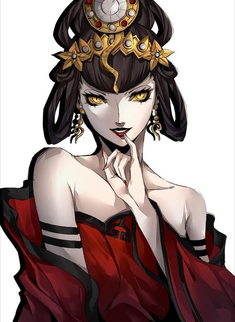 Nuwa by lVvlilvVl | Shin Megami Tensei | Know Your Meme Atlus Games, Shin Megami Tensei Persona, Waifu Material, Persona 4, Bleach Art, Shin Megami Tensei, Megami Tensei, Dungeons And Dragons Characters, Nice Art