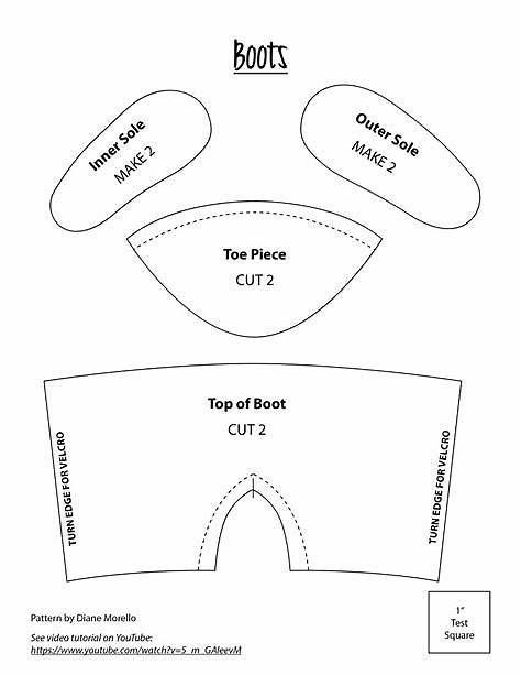 Images Boot Pattern Template, Diy Gonk, Shoe Sewing, Baby Moccasin Pattern, Boot Pattern, Baby Shoes Tutorial, American Girl Doll Shoes, Shoe Template, Doll Shoe Patterns