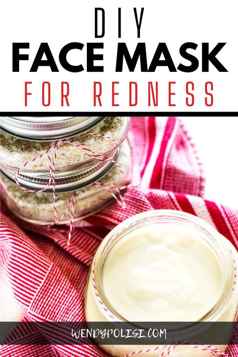 This DIY Face Mask for Red Skin is the perfect way to soothe your irritated skin. With just three ingredients, this is an easy way to nourish your skin naturally. Diy Face Mask For Redness, Calming Face Mask Diy, Soothing Face Mask Diy, Redness Remedy, Redness Face, Face Mask For Redness, Tomato Face Mask, Redness On Face, Oatmeal Face Mask