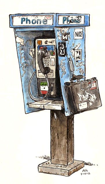 G st phonebox Booth Drawing, Boring Conversation, Canvas Painting For Beginners, Canvas Painting Ideas, Painting For Beginners, Architecture Drawing Art, Phone Booth, Urban Sketchers, Arte Inspo