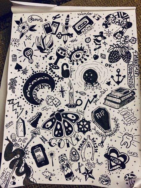 #art #flash #witchy #dark #goth #inkdrawing #drawing #collage #tattoo #traditionaltattoo Goth Inspired Tattoo, Goth Vector Art, Goth Journal Aesthetic, Sketch Your Sticker Book Ideas, Easy Goth Tattoos, Goth Simple Drawings, Simple Gothic Drawings, Goth Doodles Easy, Goth Line Art