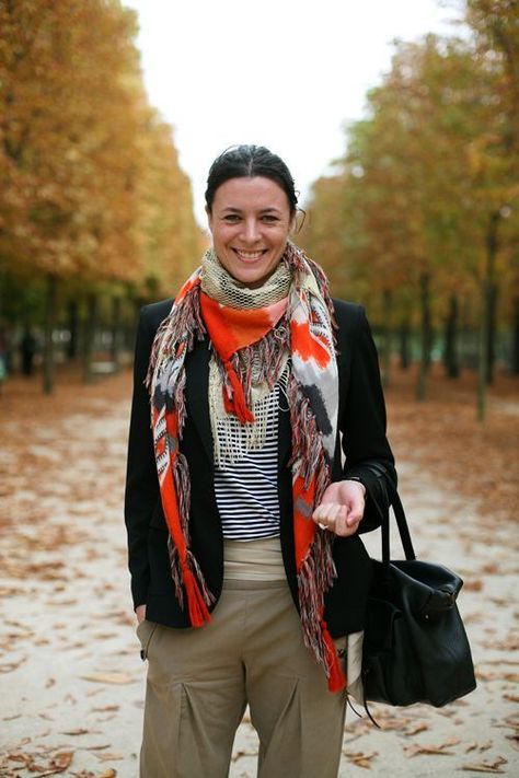 Francophile Style, The Sartorialist, Garance Dore, Style Parisienne, Parisienne Chic, French Women, How To Wear Scarves, Parisian Chic, Fashion Over 40