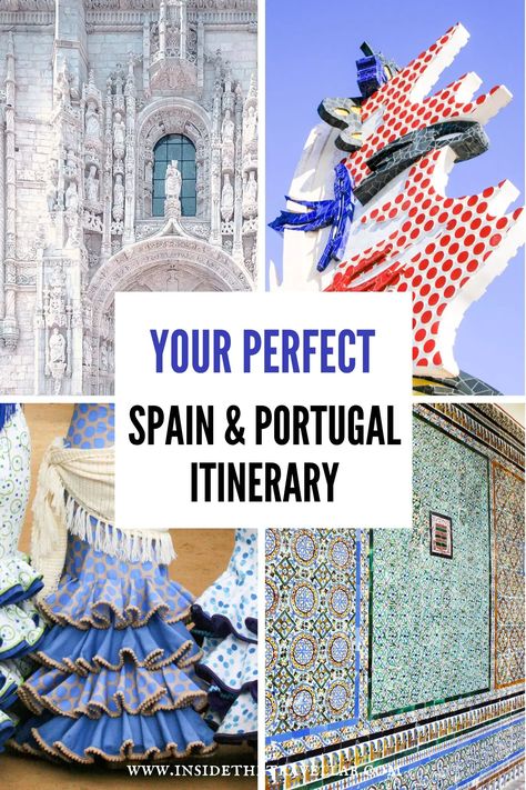 This Spain and Portugal itinerary takes you through the Iberian Peninsula, showing you what to do in Spain and Portugal, where to stay and how to get from place to place. It's the perfect travel guide for Portugal and Spain together. Galapagos Islands Travel, Portugal Itinerary, Portugal Vacation, Spain Itinerary, Itinerary Planner, Portugal Travel Guide, Iberian Peninsula, Spain Portugal, Europe Itineraries