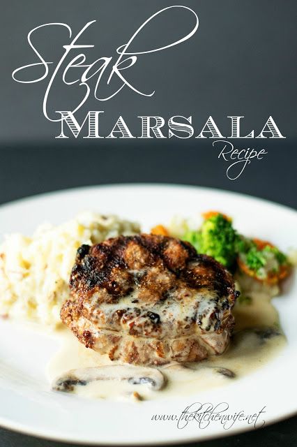 Steak Marsala Recipe, Beef Marsala, Steak Marsala, Steak And Pasta, Marsala Sauce, Marsala Recipe, Affordable Recipes, Steak Pasta, Steak House