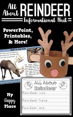 Reindeer Writing, Thematic Teaching, December Kindergarten, Christmas Units, Kindergarten Christmas, Christmas Lesson, Christmas Teaching, Christmas Writing, Reindeer Craft