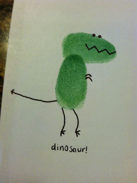 ROAR like a dinosaur! Great seeing you yesterday. Keep in touch :) Dinosaur Crafts Kids, Love Dinosaur, Thumbprint Art, Fingerprint Art, Dinosaur Activities, Dinosaur Crafts, Crafts Kids, Easy Doodle Art, Book Art Diy