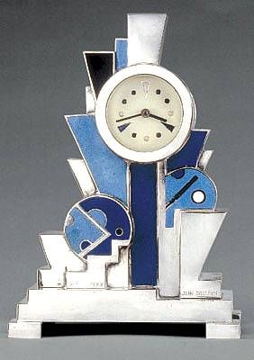 Art Deco Clock, France, 1928, made by Jean Goulden, French, 1878–1946 Furniture Joinery, Art Deco Clock, Art Deco Inspiration, Art Deco Decor, Cool Clocks, Eames Chairs, Deco Decor, Antique Clocks, Art Deco Architecture