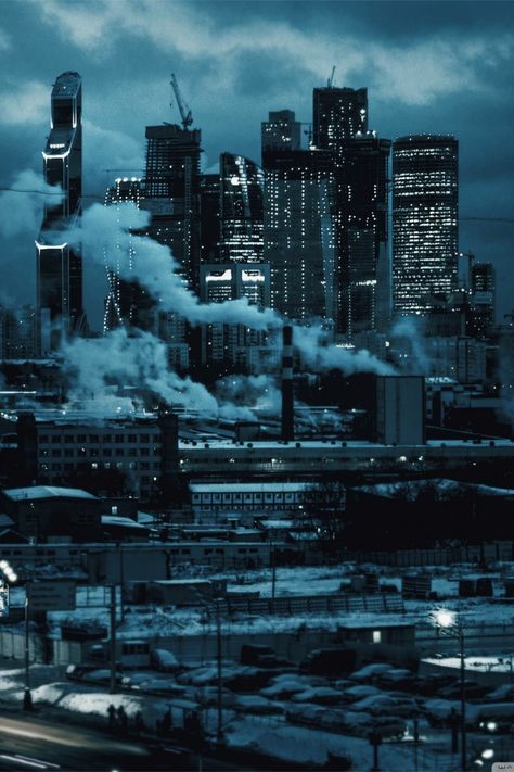 cyberpunk apocalypse aesthetic evil buildings industrial cityscape doomcore cloudy city Russian City, City Scape, Dark City, City Wallpaper, City Photography, Night City, Nightwing, City Aesthetic, Gotham City