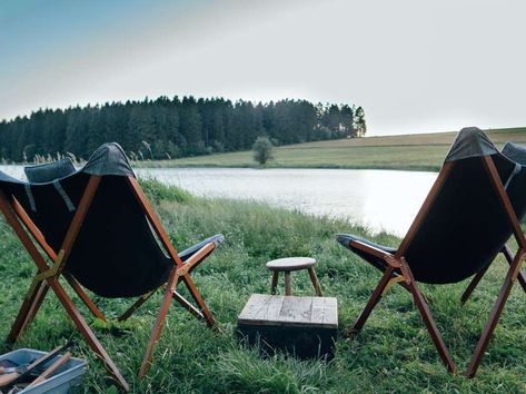 Backcountry Chairs: Portable Chairs for Camping, the Beach, and More - Thrillist Backyard Chairs, Camping Room, Portable Chair, Folding Camping Chairs, Green Field, Storage Kitchen, Sunset View, Camping Chair, Camping Table