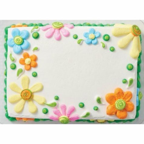 Simple Sheet Cake Designs, Simple Sheets, Sheet Cake Designs, Birthday Sheet Cakes, Sheet Cake, Girl Cakes, Cake Designs, Girl Birthday, 1st Birthday