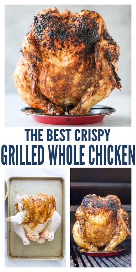 Whole Chicken On Charcoal Grill, Grilling A Whole Chicken On A Gas Grill, Grilling Whole Chicken, Whole Grilled Chicken Recipes, Whole Chicken On Grill, Grilled Whole Chicken Recipes, Whole Chicken On The Grill, Grilled Whole Chicken, Whole Chicken Recipe