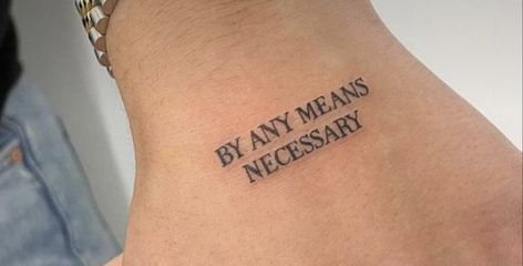 By Any Means Necessary Tattoo, Any Means Necessary, By Any Means Necessary, Astrology, Tattoo Ideas, Tattoos, Quick Saves