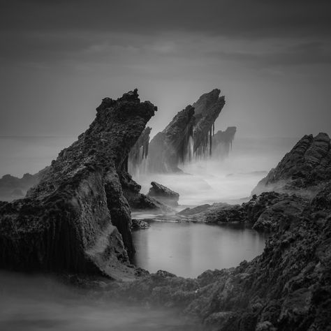 Black-and-White Photos by Daniel Tjongari Frame the Dramatic Landscape of Indonesia’s Sawarna Beach | Colossal Beaches Aesthetic, Beaches Photography, Sony A7riii, Dramatic Landscape, Colossal Art, White Sand Beach, Beach Aesthetic, Ocean Waves, Beach Photography