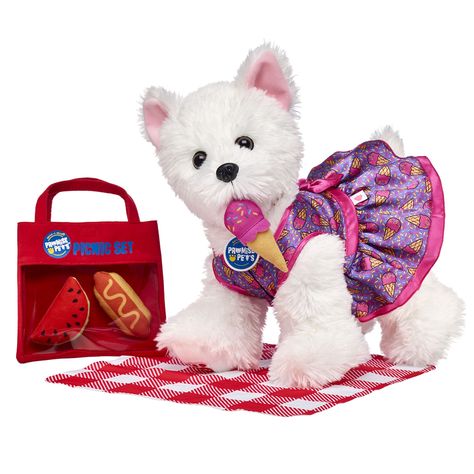 Promise Pets™ Westie Picnic Gift Set Build A Bear Dog, American Girl Doll Pets, Bear Dogs, Animal Shop, Picnic Gifts, Rescue Pets, Kids Toy Organization, Bear Dog, Best Kids Toys