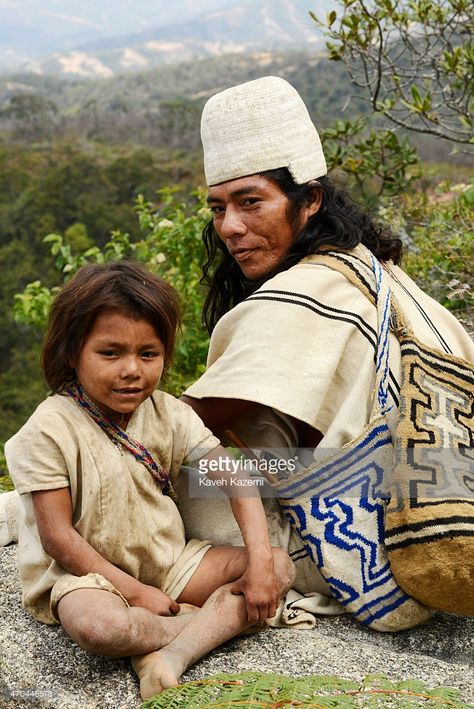 Spiritual Center, Mother Earth Art, Colombian Culture, Native Artwork, Indigenous Tribes, Urban Nature, Girl Standing, Long Black Hair, Sierra Nevada