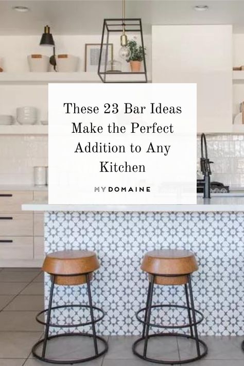 Bar And Island In Kitchen, Eating Counter In Kitchen, Under The Bar Counter Ideas, Bar Stools With Storage, Bar Kick Plate Ideas, Small Kitchen Island Ideas With Seating Breakfast Bars, Add Bar To Kitchen Counter, Kitchen Bar Ideas Island, Kitchen Counter With Stools