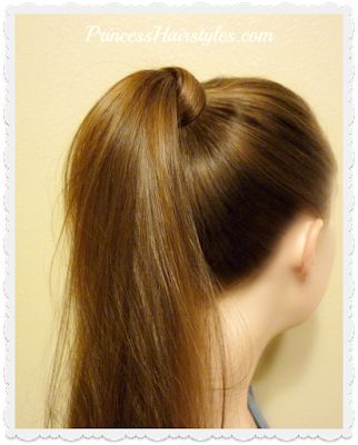 How to wrap the top of a ponytail with hair.  No elastics or pins required. How To Hide Hair Tie With Hair, How To Wrap Hair, Basic Ponytail, Hairstyle References, Cute Ponytail Hairstyles, Cute Ponytail, Hairstyles For Summer, 5 Minute Hairstyles, Ponytail Tutorial