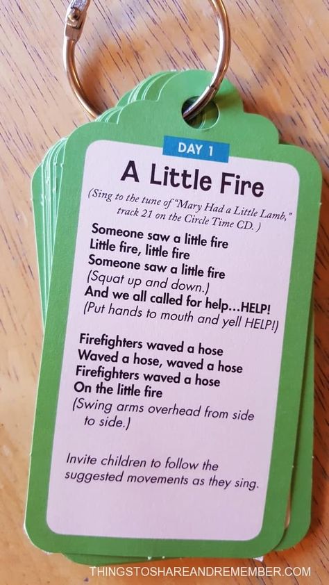 Fireman Songs Preschool, Firefighter Circle Time, Fire Truck Songs Preschool, Fire Safety Circle Time Activities, Fire Safety Songs For Preschool, Firefighter Curriculum, Fire Fighter Activity For Toddlers, Fire Prevention Preschool, Fire Fighters Preschool