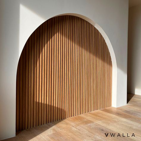 🌈 Dive into the allure of this arch niche, adorned with our exquisite fluted panels. #featurewall #accentwall #flutedpanel #flutedpanels #wallpanels #qanvast #designwallpanel #wallcovering #wallpanel #sgrenovation #sgrenovationideas #sgrenovations #designwallpanel #sgrenovationcontractors #sgrenovationdesign #renosg #sgrenovationcontractor #interiordesignsg #sginterior #sghome #renovationsg #homeanddecorsg #singaporeinterior #singaporehome Arched Slat Wall, Arched Feature Wall, Fluted Wall Ideas, Arc Walls Interior Design, Japandi Wall Design, Japandi Feature Wall, Arch Panelling Design, Arched Panelling, Arch Tv Wall