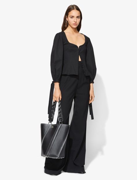 Proenza Schouler Whipstitch Medium Hex Bucket Bag black One Size Ps1 Bag, Proenza Schouler Ps1, Bucket List Life, Scrapbook Generation, Shop Bags, Bags And Shoes, Luxury Designer Handbags, White Coat, Fall Shopping