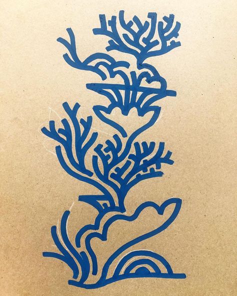 Josh Kenyon on Instagram: “Sketching some new coral reef ideas I’ve had in my head. Excited to try this one out bigger and maybe even digital with some more detail.…” Coral Graphic Design, Coral Tattoo Reef, Coral Reef Tattoo, Coral Illustration, Coral Tattoo, Coral Logo, Coral Reef Art, Ocean Tattoos, Red Tattoos