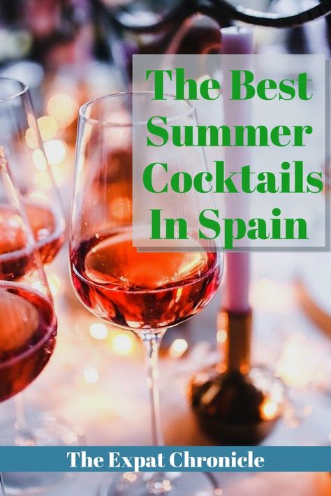 Spanish Cocktail, Spanish Cocktails, Popular Mixed Drinks, Best Summer Cocktails, Trip To Spain, Cocktails To Try, Beach Dinner, Lemon Drink, Cocktail Serving