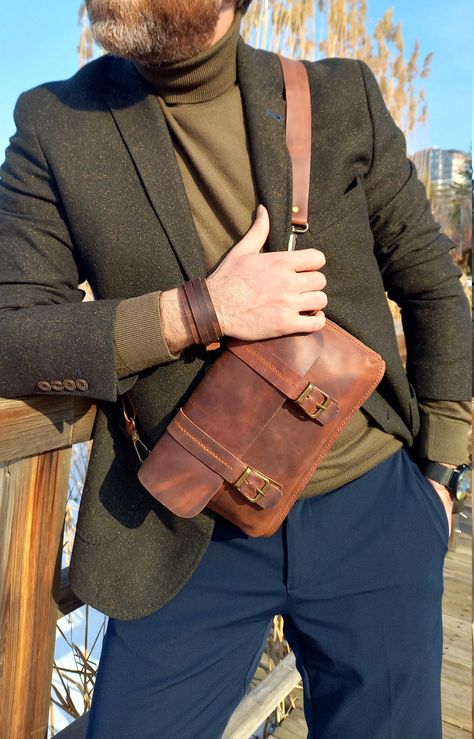 Sling Bag Leather, Large Leather Crossbody Bag, Sling Bag Men, Large Crossbody Bag, Messanger Bag, Small Leather Bag, Women Belt, Large Crossbody Bags, Man Purse