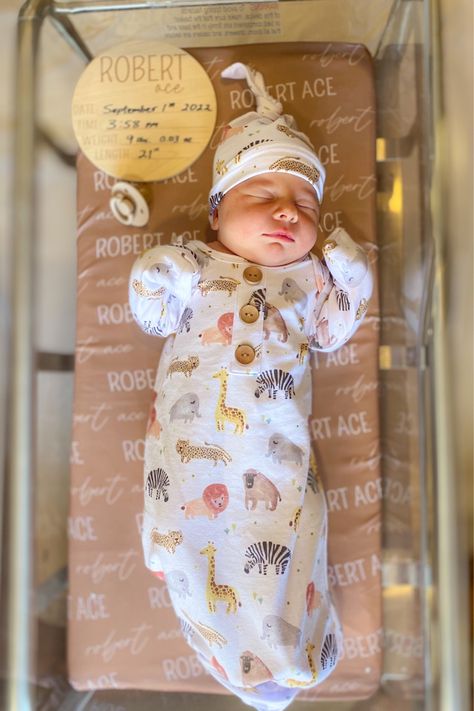 Baby announcement brought to you by Caden Lane! I absolutely love this shop! I bought this 2 months into my pregnancy and was so excited to use everything. Personalized baby swaddle, birth stats announcement and knotted sleeper and hat set! Follow my shop @tristakilian on the @shop.LTK app to shop this post and get my exclusive app-only content! #liketkit #LTKbaby #LTKFind #LTKbump Caden Lane Birth Announcement, Baby Announcement Ideas, Caden Lane, Newborn Pics, Announcement Ideas, Birth Stats, Hat Set, Newborn Pictures, Baby Swaddle