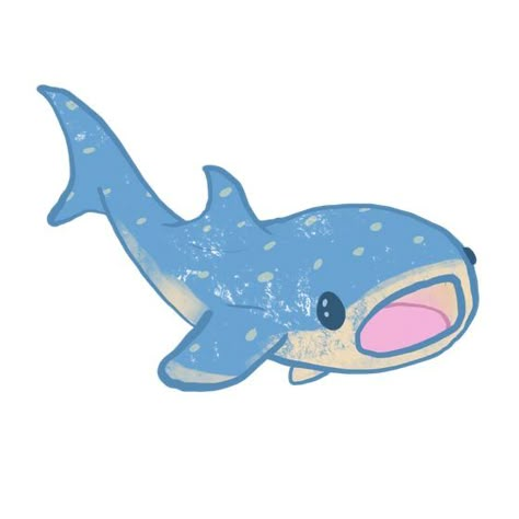 Cute Whale Drawing, Whale Shark Art, Whale Shark Tattoo, Gemini Wallpaper, Shark Canvas, Whale Drawing, Shark Illustration, Cartoon Whale, Shark Drawing