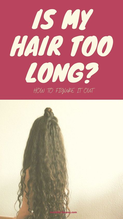 "Is my hair too long? How to figure it out" written over an image of a woman with very long curly hair Hip Length Hair, Long Hair Problems, Long Messy Hair, Long Fine Hair, Messy Curly Hair, Long Hair Care, Curly Hair Care Routine, Waist Length Hair, Fine Curly Hair