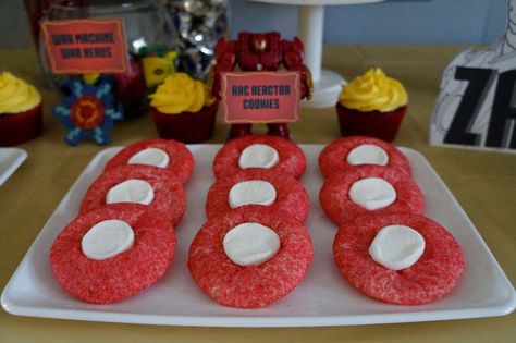 Iron Man Food Ideas, Iron Man Party Food, Iron Man Birthday Party Ideas, Ironman Birthday Party, Man Birthday Party Ideas, Iron Man Birthday Party, Iron Man Kids, Iron Man Party, Man Birthday Party