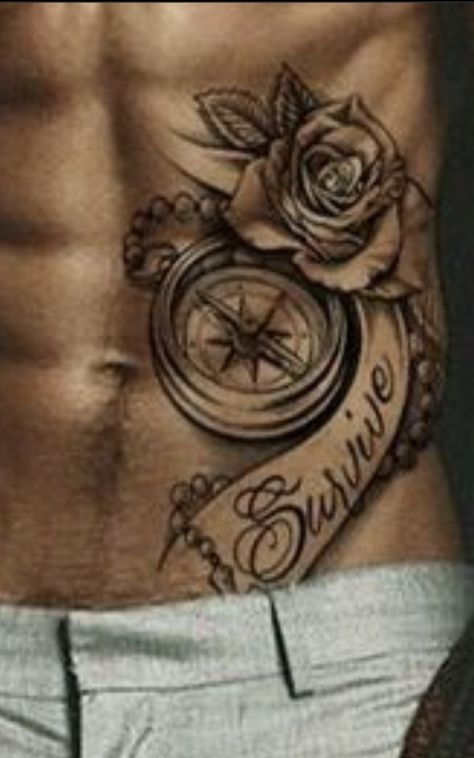 Waist Tattoos Men, Abdomen Tattoo, Lower Stomach Tattoos, Lower Stomach, Gladiator Tattoo, Waist Tattoos, Stomach Tattoos, Polynesian Tattoo, Small Tattoos